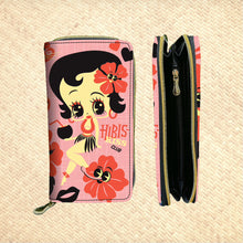 Load image into Gallery viewer, 'Hibis-Kiss' Zippered Wallet - Ready to Ship!