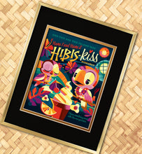 Load image into Gallery viewer, Jeff Granito’s Personalized 'Hibis-Kiss Hideaway' 8X10 Matted Print and 11X14 Gold Frame Set - Limited Time Pre-Order