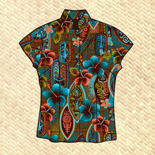 Load image into Gallery viewer, Jeff Granito's 'Hidden Haven' Classic Aloha Button Up-Shirt - Womens - Ready to Ship!