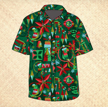 Load image into Gallery viewer, Jeff Granito's 'Jingle Birds' Modern Fit Button-Up Shirt - Unisex - Pre-Order (FREE SHIPPING in U.S.)