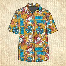 Load image into Gallery viewer, Jeff Granito's 'How About a Mai Tai?' Modern Fit with Flex Button-Up Shirt - Unisex - Ready to Ship! (FREE SHIPPING in U.S.)