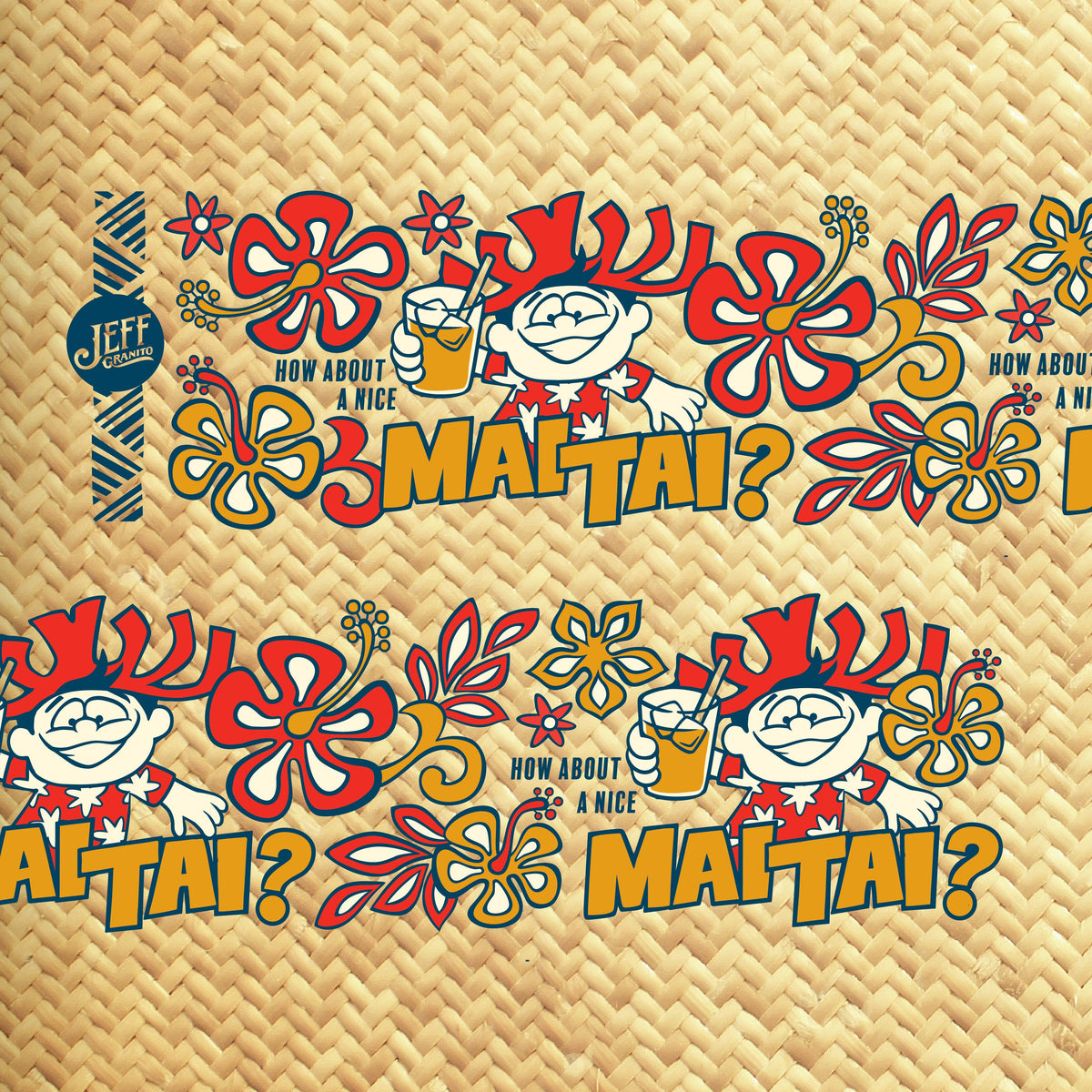 Jeff Granito's 'How About a Mai Tai?' Unisex Tee - Ready to Ship!