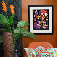 Load image into Gallery viewer, Happy Land Framed Fine Art Print - U.S. Shipping Included