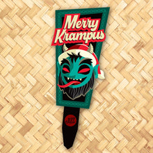 Load image into Gallery viewer, Jeff Granito's 'Merry Krampus' Metal Yard Stake - Pre-Order