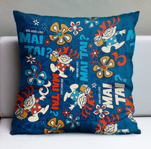 Load image into Gallery viewer, Jeff Granito's 'How About a Mai Tai?' Pillow Cover - Ready to Ship! (FREE SHIPPING in U.S.)