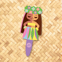 Load image into Gallery viewer, Jeff Granito's 'Hula Blooms' Metal Yard Stake - Pre-Order!