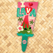 Load image into Gallery viewer, Jeff Granito's ‘I Lava You’ Metal Yard Stake - Pre-Order