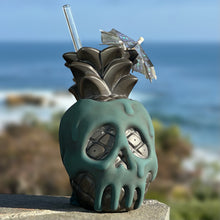 Load image into Gallery viewer, Jeff Granito's Poison Pineapple - Ceramic Tiki Mug - Twilight Teal Limited Edition / Limited Time Pre-Order