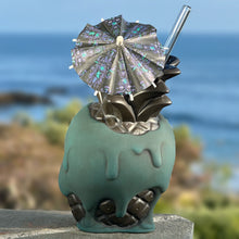 Load image into Gallery viewer, Jeff Granito's Poison Pineapple - Ceramic Tiki Mug - Twilight Teal Limited Edition / Limited Time Pre-Order