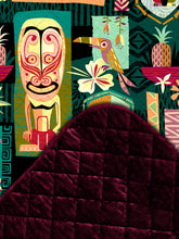 Load image into Gallery viewer, Jeff Granito's 'Gateway to Tiki' Velvet Throw Blanket - Pre-Order (FREE SHIPPING in U.S.)