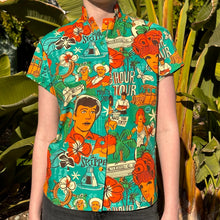 Load image into Gallery viewer, Jeff Granito's 'Three Hour Tour' - Classic Aloha Button-Up Shirt - Womens - Ready-to-Ship!