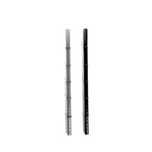 Load image into Gallery viewer, 'Obsidian' Glass Bamboo Straw Set of Two (2) - Ready to Ship!