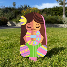 Load image into Gallery viewer, Jeff Granito's 'Hula Spring' Metal Yard Stake Set of THREE (3) - Pre-Order!