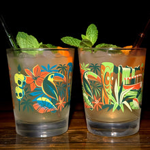 Load image into Gallery viewer, Jeff Granito's 'Piranha River Cruise' Mai Tai Cocktail Glass (1) - Ships Early March!
