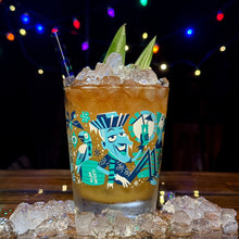Load image into Gallery viewer, Jeff Granito's 'Chill Miser' Mai Tai Cocktail Glass - Pre-Order
