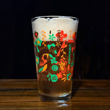 Load image into Gallery viewer, Jeff Granito's 'Birds Singing Words' Pint Glass (1) - Ready to Ship!