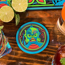 Load image into Gallery viewer, Jeff Granito's 'Creature Feature' Coaster Set of Four (4) - Ready to Ship! (FREE SHIPPING in U.S.)