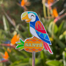 Load image into Gallery viewer, Cheers and Sante Metal Enamel Swizzle Stick - Ready to Ship!