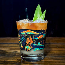 Load image into Gallery viewer, Jeff Granito's '20,000 Fears Under The Sea' Mai Tai Cocktail Glass (1) - Ready to Ship!