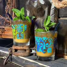 Load image into Gallery viewer, Jeff Granito's 'Pacific Traders' Mai Tai Cocktail Glass (1) - Ready to Ship / Rolling Pre-Order