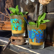 Load image into Gallery viewer, Jeff Granito's 'Pacific Traders' Mai Tai Cocktail Glass (1) - Ready to Ship / Rolling Pre-Order