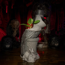 Load image into Gallery viewer, Jeff Granito's Feathered Fiend (Dead and Red) - Ceramic Tiki Mug - Limited Edition / Limited Time Pre-Order (FREE Shipping in U.S.)