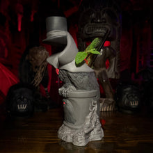 Load image into Gallery viewer, Jeff Granito's Feathered Fiend (Dead and Red) - Ceramic Tiki Mug - Limited Edition / Limited Time Pre-Order (FREE Shipping in U.S.)
