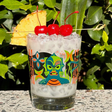 Load image into Gallery viewer, Jeff Granito's 'Creature Feature' Mai Tai Cocktail Glass - Rolling Pre-Order / Ready to Ship!