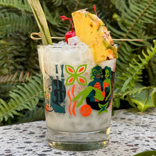 Load image into Gallery viewer, Jeff Granito's 'Creature Feature' Mai Tai Cocktail Glass - Rolling Pre-Order / Ready to Ship!