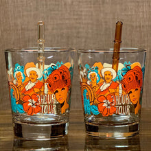 Load image into Gallery viewer, 'Sunrise' Glass Bamboo Straw Set of Two (2) - Ready to Ship!