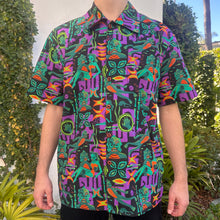 Load image into Gallery viewer, LAST CHANCE, 'Creature Feature' Classic Aloha Button Up-Shirt - Unisex