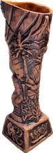 Load image into Gallery viewer, Journey to Hawaii Tiki Mug - Lava Orange Limited Edition of 300, designed by Lost Tiki, Jeff Granito, Thor, and sculpted by Thor - Ready to Ship! (FREE SHIPPING in U.S.)