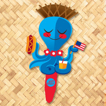 Load image into Gallery viewer, Jeff Granito's 'Celebr-Eight America' Large Metal Yard Stake - Pre-Order!