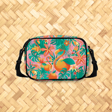 Load image into Gallery viewer, Jeff Granito X Tiki-a-Go-Go 'Orange’ingo Aloha' Crossbody Bag - Pre-Order