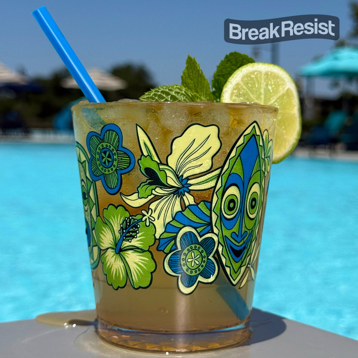 Jeff Granito's 'Mixed Drinks Blue' Handbag - Rolling Pre-Order / Ready to Ship! main image 1