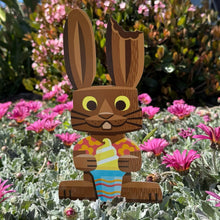 Load image into Gallery viewer, Jeff Granito's 'Tropical Bunny' Metal Yard Stakes Set of FOUR (4) - Pre-Order