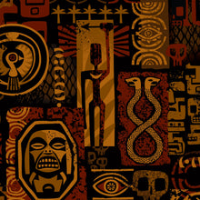 Load image into Gallery viewer, 'Traders of the Lost Artifacts' - Classic Aloha Button-Up Shirt - Womens - Ready-to-Ship!