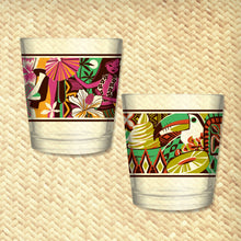Load image into Gallery viewer, Jeff Granito's 'Island Memories' Mai Tai Cocktail Glass (1) - Ready to Ship!