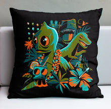 Load image into Gallery viewer, Jeff Granito's 'Island of the Lost' Pillow Cover - Ready to Ship! (FREE SHIPPING in U.S.)