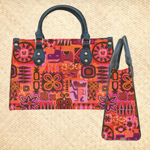 Load image into Gallery viewer, Jeff Granito's 'It's A Tiki World' Handbag and Zippered Wallet Set - Rolling Pre-Order / Ready to Ship!