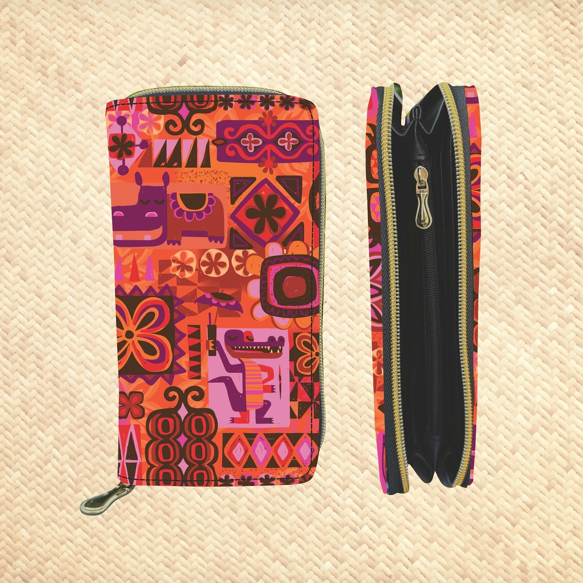 'Gateway to Tiki' Handbag and Zippered Wallet Set - Rolling Pre-Order / Ready to Ship!