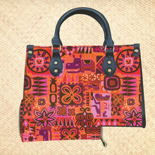 Load image into Gallery viewer, Jeff Granito's 'It's A Tiki World' Handbag and Zippered Wallet Set - Rolling Pre-Order / Ready to Ship!