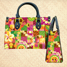 Load image into Gallery viewer, Jeff Granito's 'Californi-Aloha' Handbag and Zippered Wallet Set - Rolling Pre-Order / Ready to Ship!