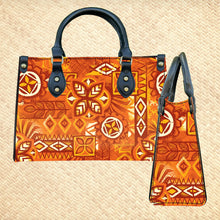 Load image into Gallery viewer, Jeff Granito's 'Alani Tapa' Handbag and Zippered Wallet Set - Rolling Pre-Order / Ready to Ship!