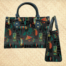 Load image into Gallery viewer, Jeff Granito's 'Atomic Cocktail' Handbag and Zippered Wallet Set - Rolling Pre-Order / Ready to Ship!