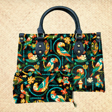 Load image into Gallery viewer, Jeff Granito's 'Birds Singing Words' Handbag and Zippered Wallet Set - Rolling Pre-Order / Ready to Ship!
