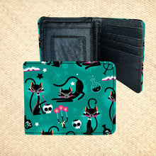 Load image into Gallery viewer, 'Cat Trick' Billfold Wallet - Rolling Pre-Order / Ready to Ship!