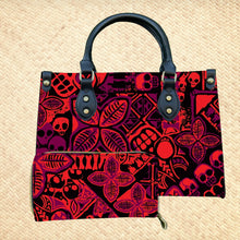 Load image into Gallery viewer, Jeff Granito's 'Danger A-Head' Handbag and Zippered Wallet Set - Rolling Pre-Order / Ready to Ship!