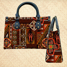 Load image into Gallery viewer, Jeff Granito's 'Red Rum' Handbag and Zippered Wallet Set - Ready to Ship!