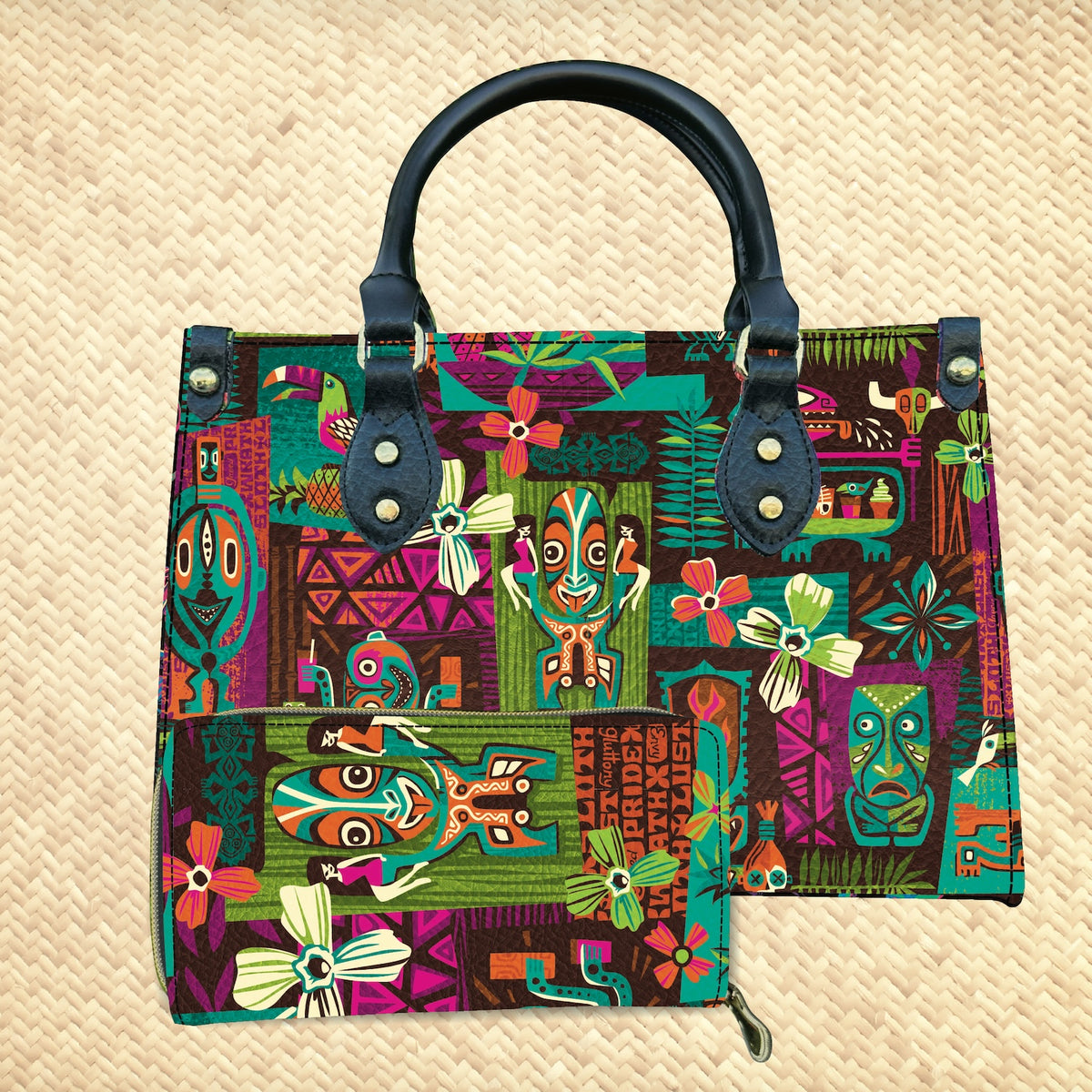 Tiki Safari Zippered Wallet - Rolling Pre-Order / Ready to Ship! main image 1